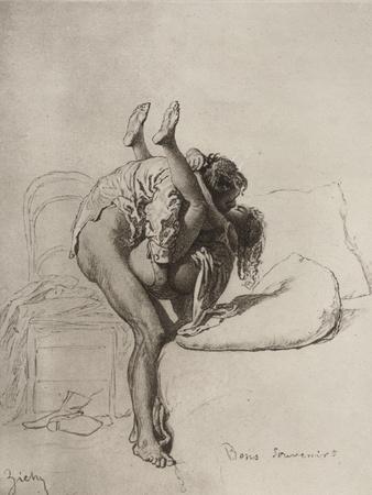 Couple Having Sex, Plate 35 of Liebe