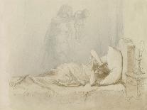Study of a Reclining Female Nude, 1885-Mihaly von Zichy-Giclee Print