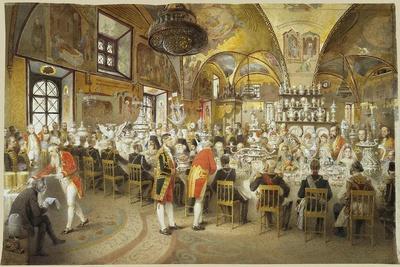 Ceremonial Dinner in the Palace of the Facets in the Moscow Kremlin, 1883-1895