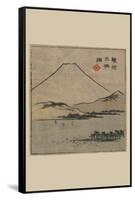 Miho Bay in Suruga (Suruga Miho No Ura)-Ando Hiroshige-Framed Stretched Canvas