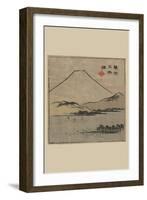 Miho Bay in Suruga (Suruga Miho No Ura)-Ando Hiroshige-Framed Art Print