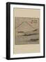 Miho Bay in Suruga (Suruga Miho No Ura)-Ando Hiroshige-Framed Art Print