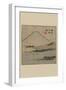 Miho Bay in Suruga (Suruga Miho No Ura)-Ando Hiroshige-Framed Art Print