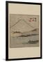 Miho Bay in Suruga (Suruga Miho No Ura)-Ando Hiroshige-Framed Art Print