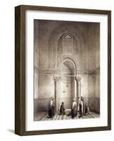 Mihrab of Mosque of Mohammed-Ben-Qalaum (14th Century) in Cairo-Emile Prisse d'Avennes-Framed Giclee Print