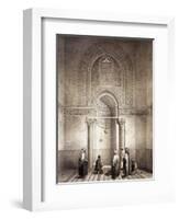 Mihrab of Mosque of Mohammed-Ben-Qalaum (14th Century) in Cairo-Emile Prisse d'Avennes-Framed Giclee Print