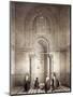 Mihrab of Mosque of Mohammed-Ben-Qalaum (14th Century) in Cairo-Emile Prisse d'Avennes-Mounted Giclee Print