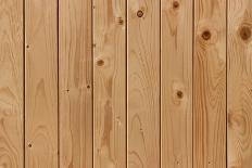 Pine Wood Planks Background Texture-Mikalai-Photographic Print