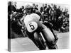 Mike Hailwood, on an Mv Agusta, Winner of the Isle of Man Senior TT, 1964-null-Stretched Canvas