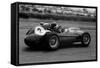 Mike Hawthorn in Ferrari, 1958 British Grand Prix-null-Framed Stretched Canvas