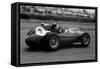Mike Hawthorn in Ferrari, 1958 British Grand Prix-null-Framed Stretched Canvas
