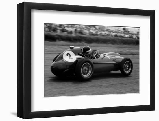 Mike Hawthorn in Ferrari, 1958 British Grand Prix-null-Framed Photographic Print