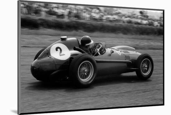 Mike Hawthorn in Ferrari, 1958 British Grand Prix-null-Mounted Photographic Print