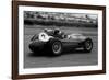 Mike Hawthorn in Ferrari, 1958 British Grand Prix-null-Framed Photographic Print