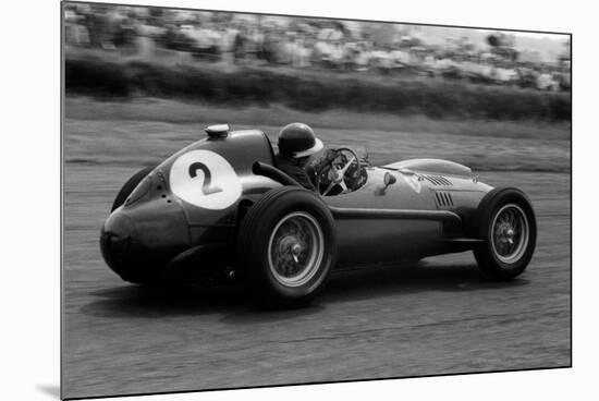 Mike Hawthorn in Ferrari, 1958 British Grand Prix-null-Mounted Photographic Print