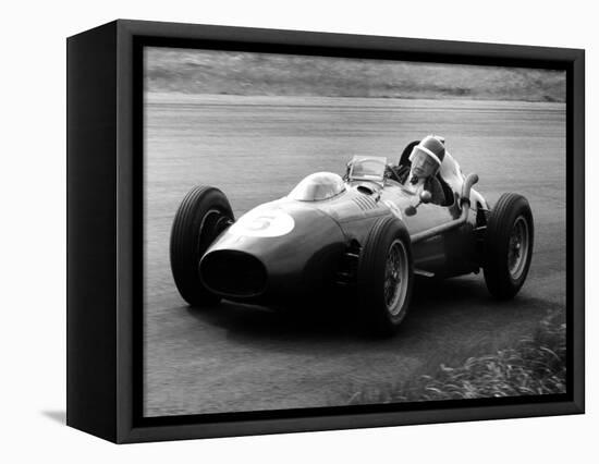 Mike Hawthorn in Ferrari, 1958 Dutch Grand Prix-null-Framed Stretched Canvas