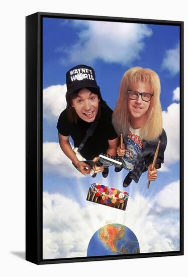 MIKE MYERS; DANA CARVEY. "Wayne's World" [1992], directed by PENELOPE SPHEERIS.-null-Framed Stretched Canvas