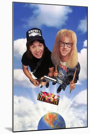 MIKE MYERS; DANA CARVEY. "Wayne's World" [1992], directed by PENELOPE SPHEERIS.-null-Mounted Photographic Print