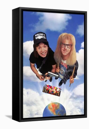 MIKE MYERS; DANA CARVEY. "Wayne's World" [1992], directed by PENELOPE SPHEERIS.-null-Framed Stretched Canvas