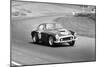 Mike Parkes Driving a Ferrari, Brands Hatch, Kent, 1961-null-Mounted Photographic Print