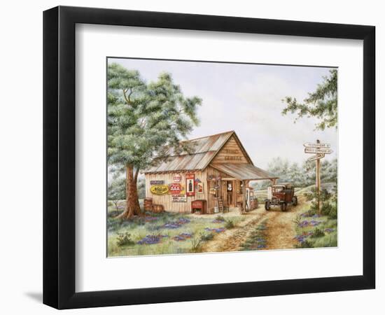 Mike's Garage-Unknown Shannon-Framed Art Print