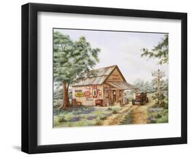 Mike's Garage-Unknown Shannon-Framed Art Print