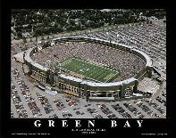 Green Bay Packers Old Lambeau Field, c.1957-2003 Sports-Mike Smith-Art Print