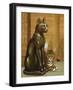 Mike the British Museum Kitten, 1995-Frances Broomfield-Framed Giclee Print