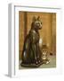 Mike the British Museum Kitten, 1995-Frances Broomfield-Framed Giclee Print