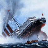 Sinking of the Tirpitz-Mike Tregenza-Giclee Print