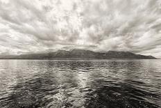 Panorama of Geneva Lake with Steamboat, Montreux-MikeNG-Photographic Print