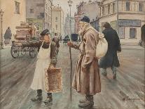 At the Nevsky Prospekt in Petrograd, 1914-1917-Mikhail Abramovich Balunin-Giclee Print