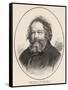 Mikhail Aleksandrovich Bakunin Russian Anarchist and Writer-null-Framed Stretched Canvas