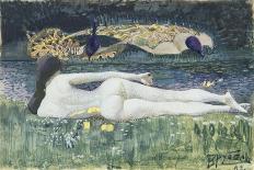 Laying Nude, 1902-Mikhail Alexandrovich Vrubel-Giclee Print