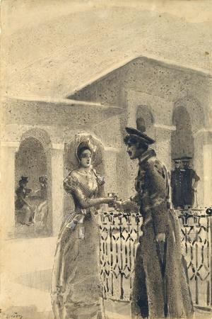 Princess Mary and Grushnitsky, 1891