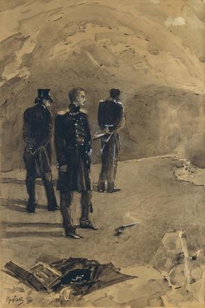 The Duel of Pechorin and Grushnitsky, 1891