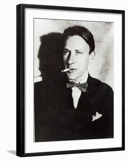 Mikhail Bulgakov, Time of Production of His Play The Days of the Turbins, Moscow Art Theatre, 1926-null-Framed Photographic Print