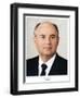 Mikhail Gorbachev, Leader of the Soviet Union, 1985-null-Framed Giclee Print