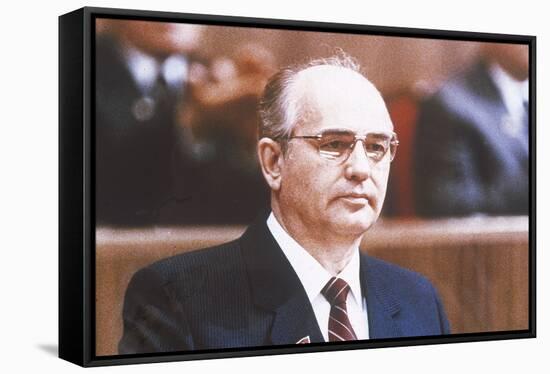 Mikhail Gorbachev-null-Framed Stretched Canvas