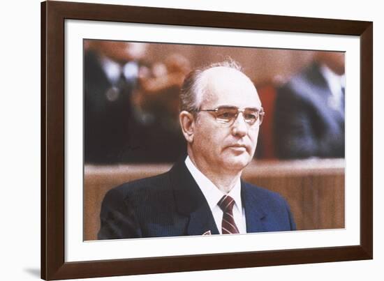 Mikhail Gorbachev-null-Framed Photographic Print