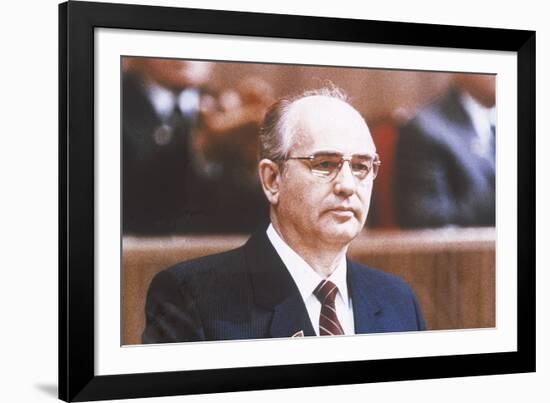 Mikhail Gorbachev-null-Framed Photographic Print