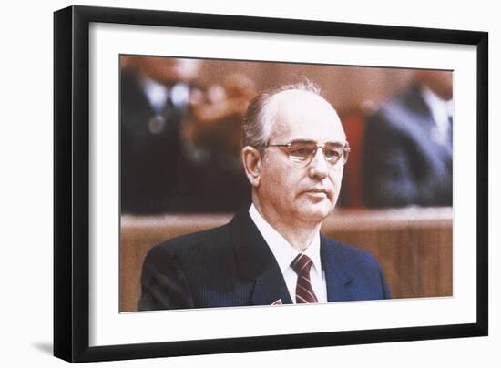 Mikhail Gorbachev-null-Framed Photographic Print