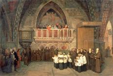 Vespers in the Saint Francis Church in Assisi, 1871-Mikhail Petrovich Botkin-Framed Giclee Print