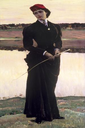 Portrait of Olga Nesterova Or, Woman in a Riding Habit, 1906