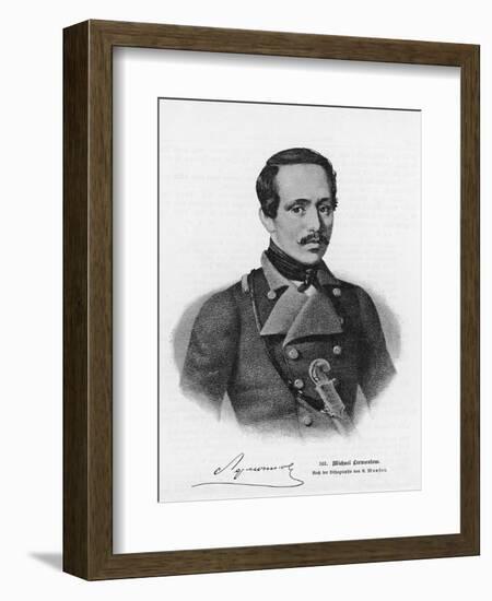 Mikhail Yurevich Lermontov Russian Writer-null-Framed Photographic Print