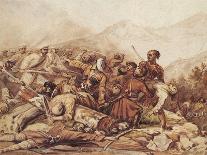 The Guard Hussars Attacking Near Warsaw on August 26Th, 1831, 1837-Mikhail Yuryevich Lermontov-Mounted Giclee Print