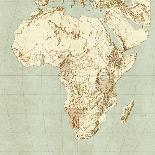 Map of Africa-Mikkel Juul-Premium Photographic Print