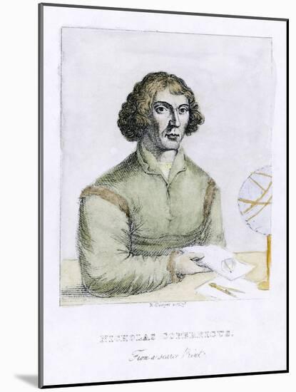 Mikolai Kopernik (Copernicus) Polish Astronomer-null-Mounted Art Print