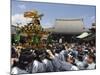 Mikoshi Portable Shrine of the Gods Parade and Crowds of People, Tokyo, Japan-Christian Kober-Mounted Photographic Print