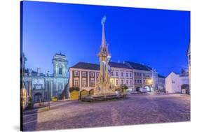 Mikulov Town Square at Dawn-Rob Tilley-Stretched Canvas